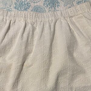 J. Crew white Eyelet Skirt